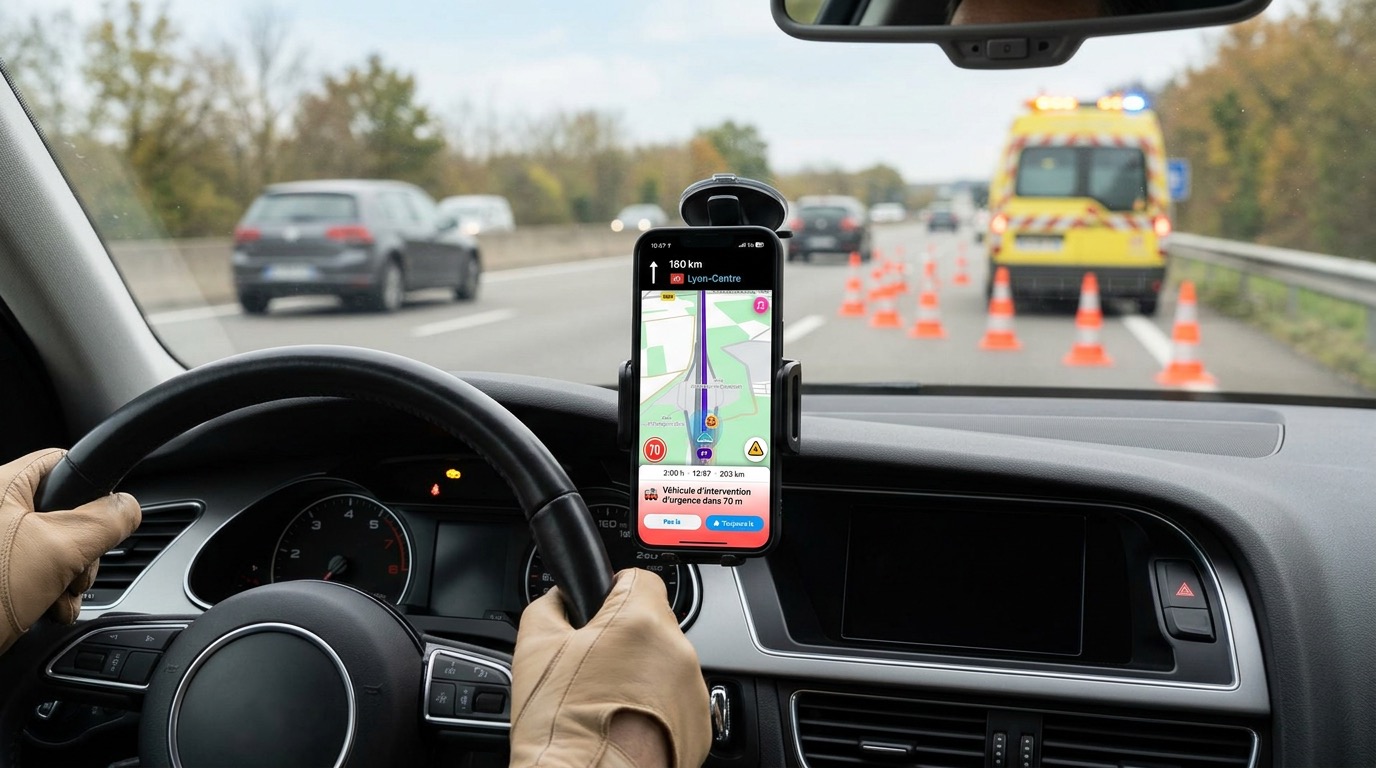 Alerte Haas Alert sur autoroute