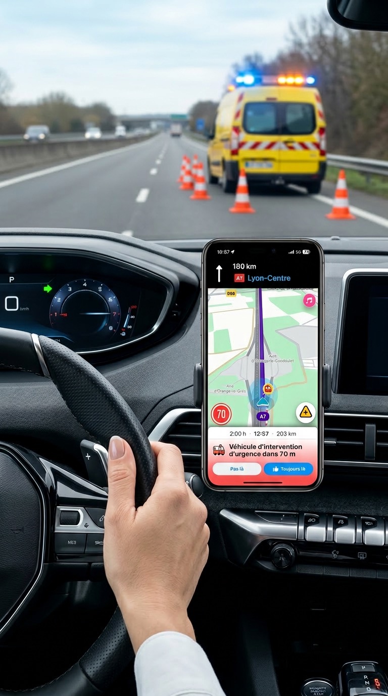 Téléphone avec alerte