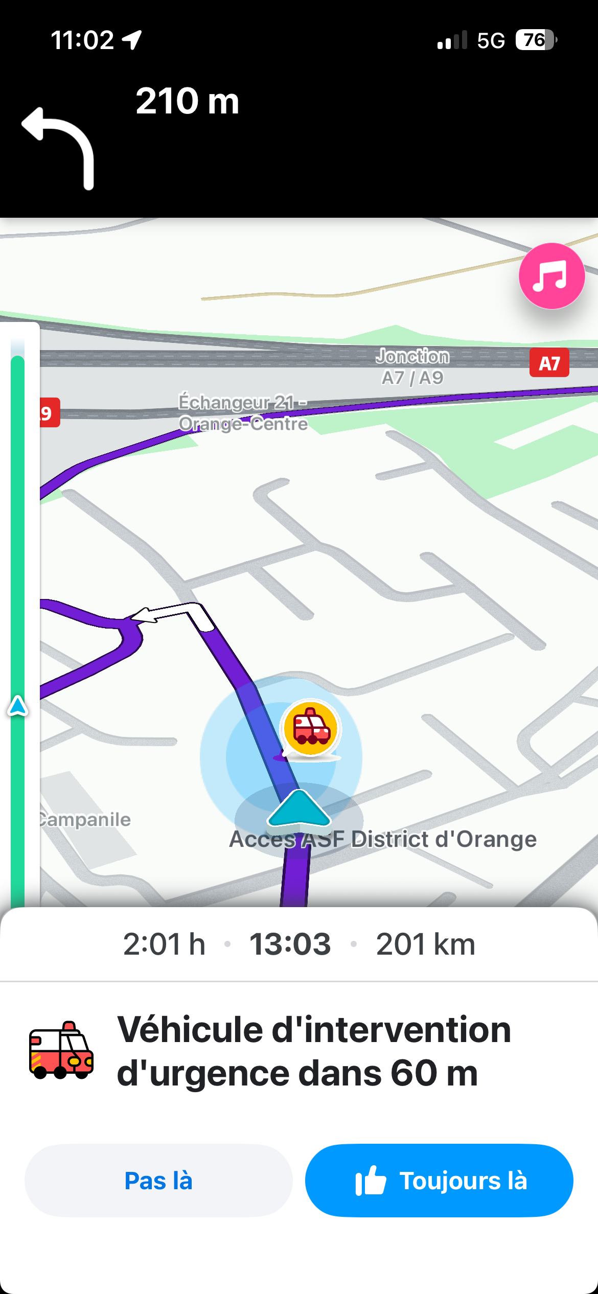 Alerte Waze 5